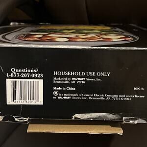 NIB GE Roaster Oven Buffet Server Insert Pan 169013 Fits 169012 & 168962